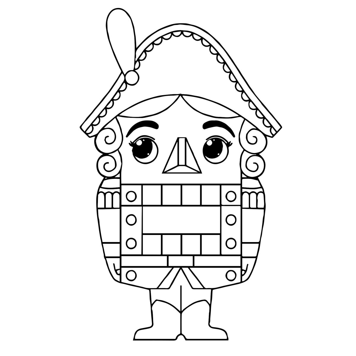 Раскраска Щелкунчик и мышиный