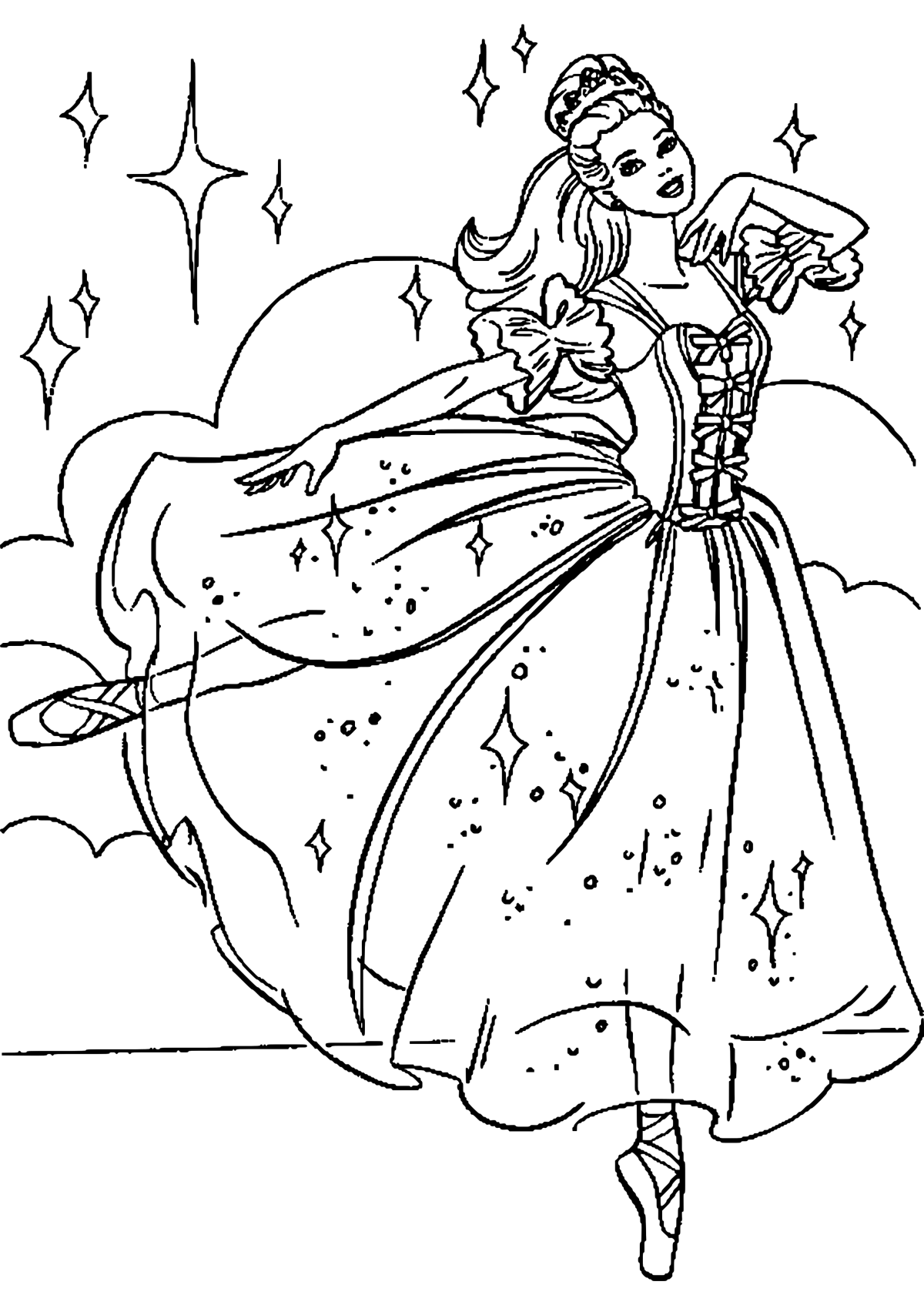 Раскраски для девочек Шарлотта Земляничка