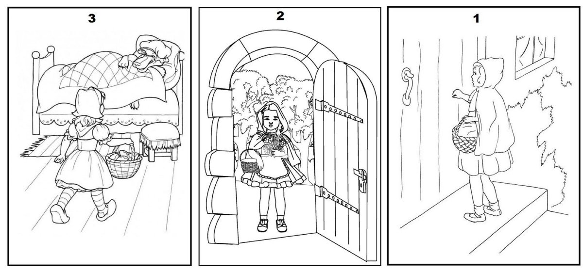 Сказки Шарля Перро раскраски