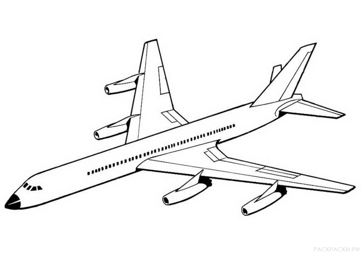 Самолеты. Раскраска