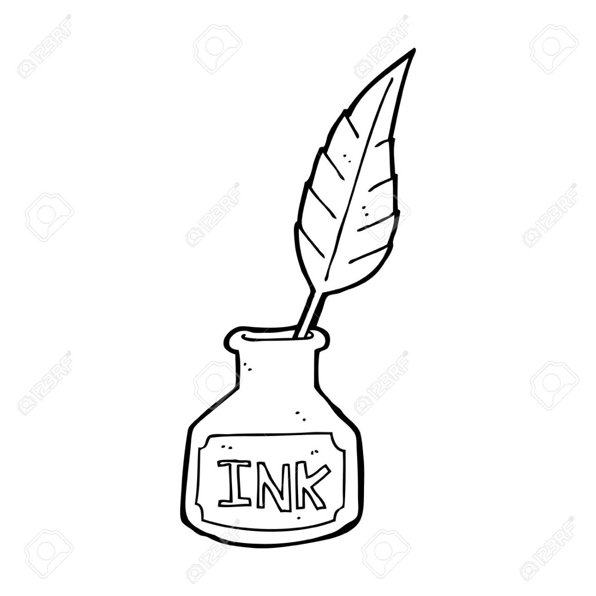 Чернила раскраска для детей