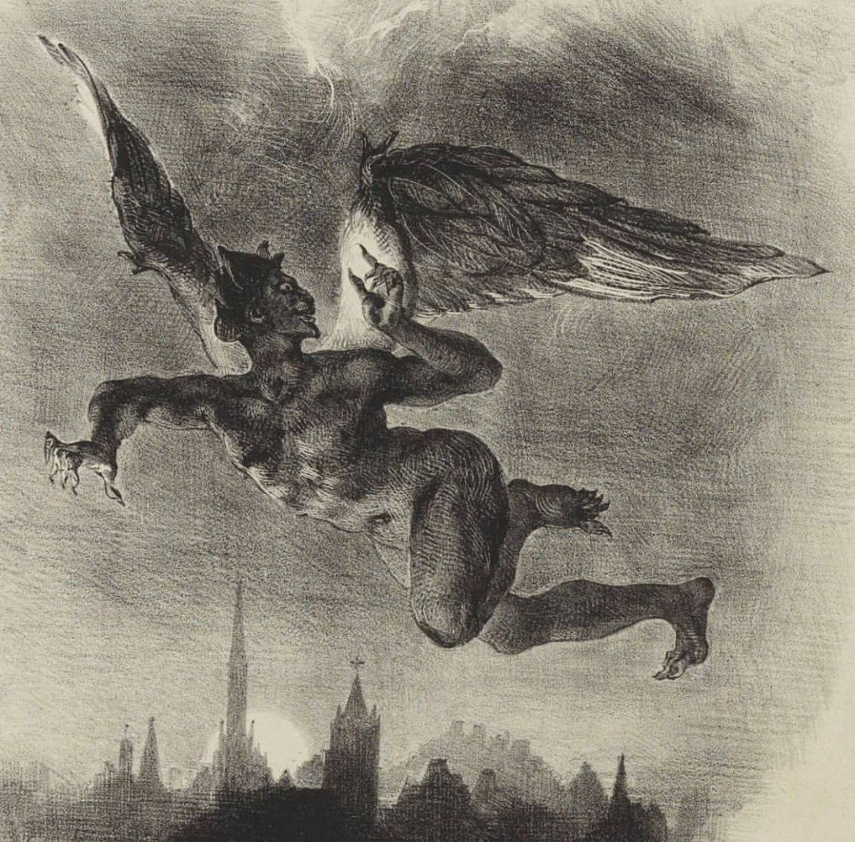 Эжен Делакруа Mephistopheles