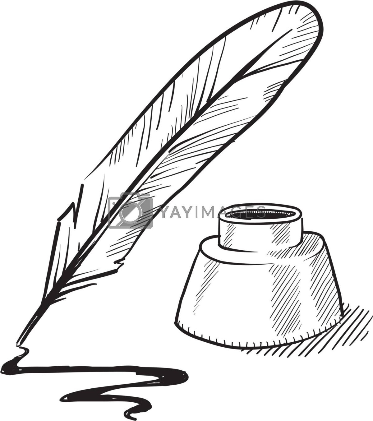 ПЕРМЯК перо и чернильница