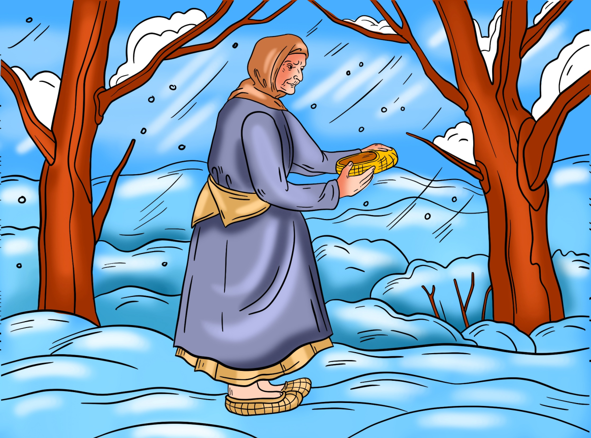 Иллюстрация к рассказу лапти Бунин