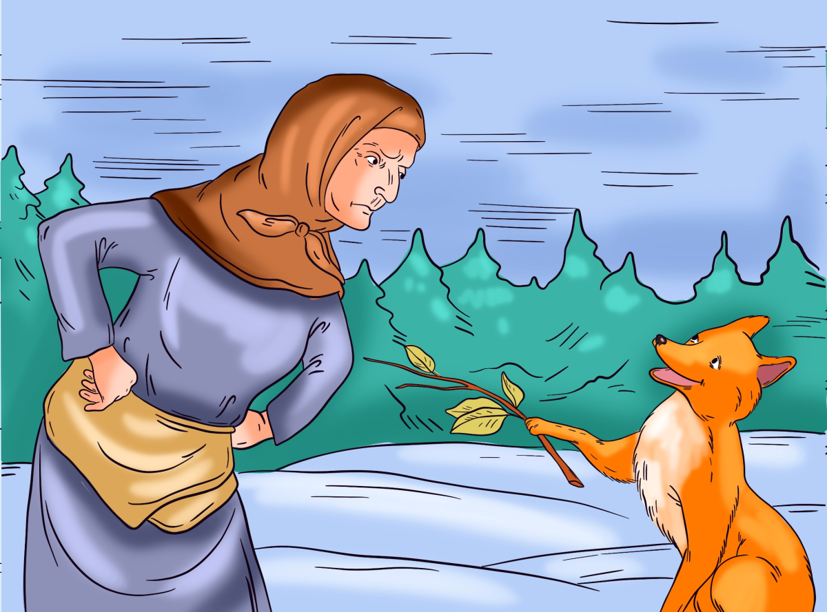 Диафильм чудесные лапоточки