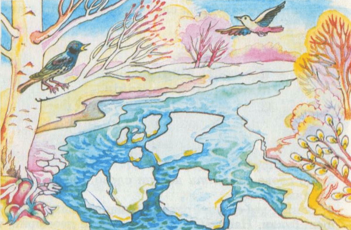 Детские рисунки реки