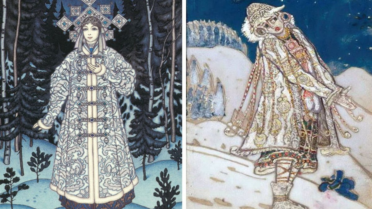 Раскраска Снегурочки