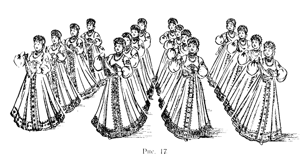 Раскраска "народные костюмы"