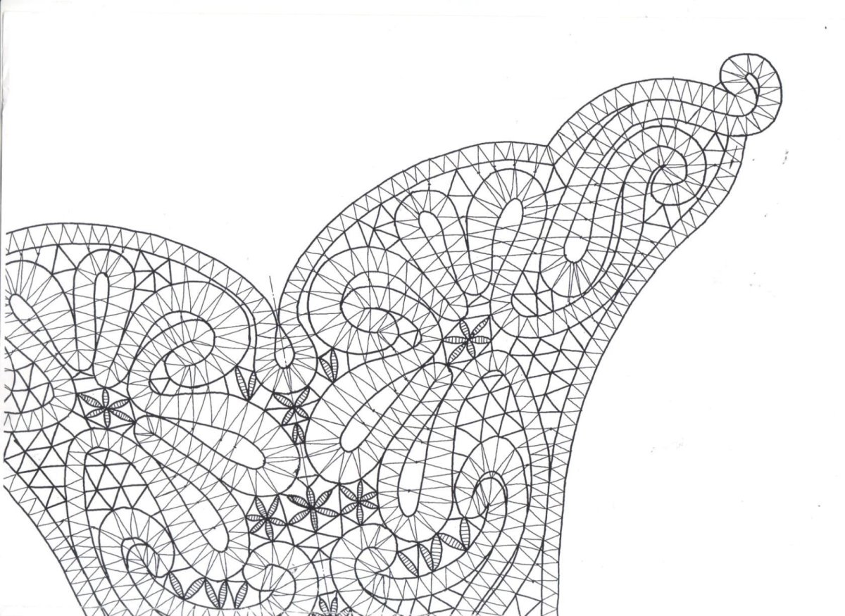 Сколок для Вологодского кружева