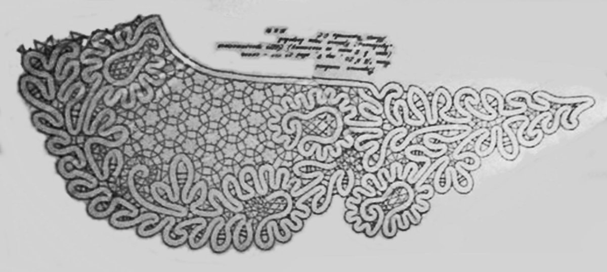 Сколок бабочка Вологодское кружево