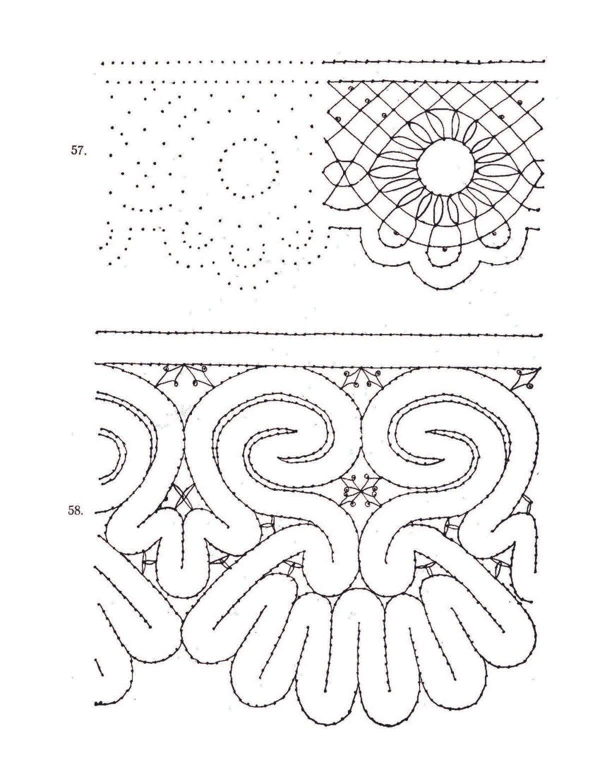 Вологодское кружево сколок салфетка