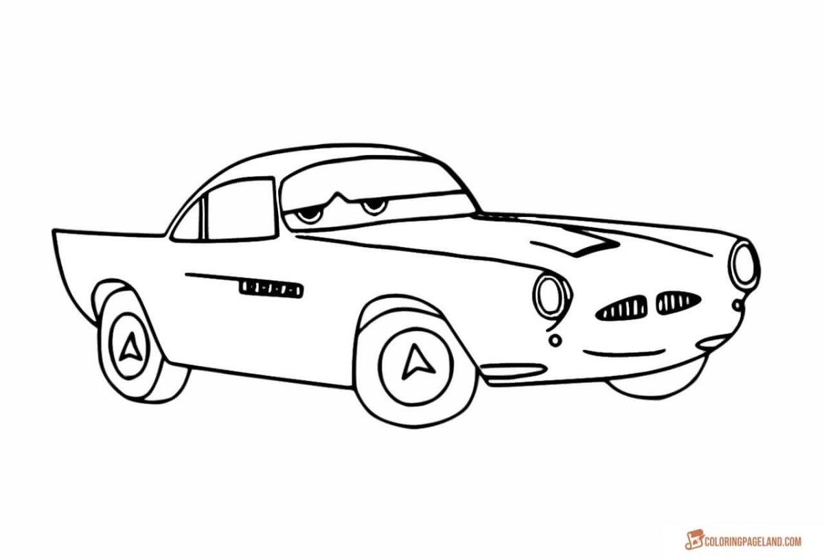 Тачки 3 молния Маккуин авария раскраска