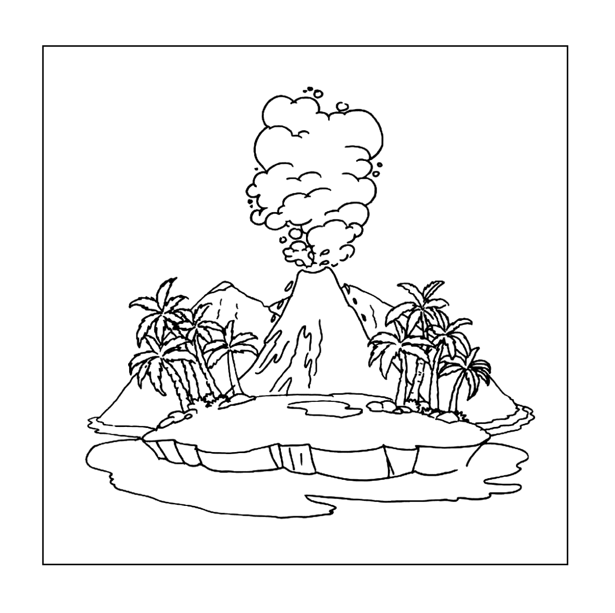 Раскраски природа динозавры