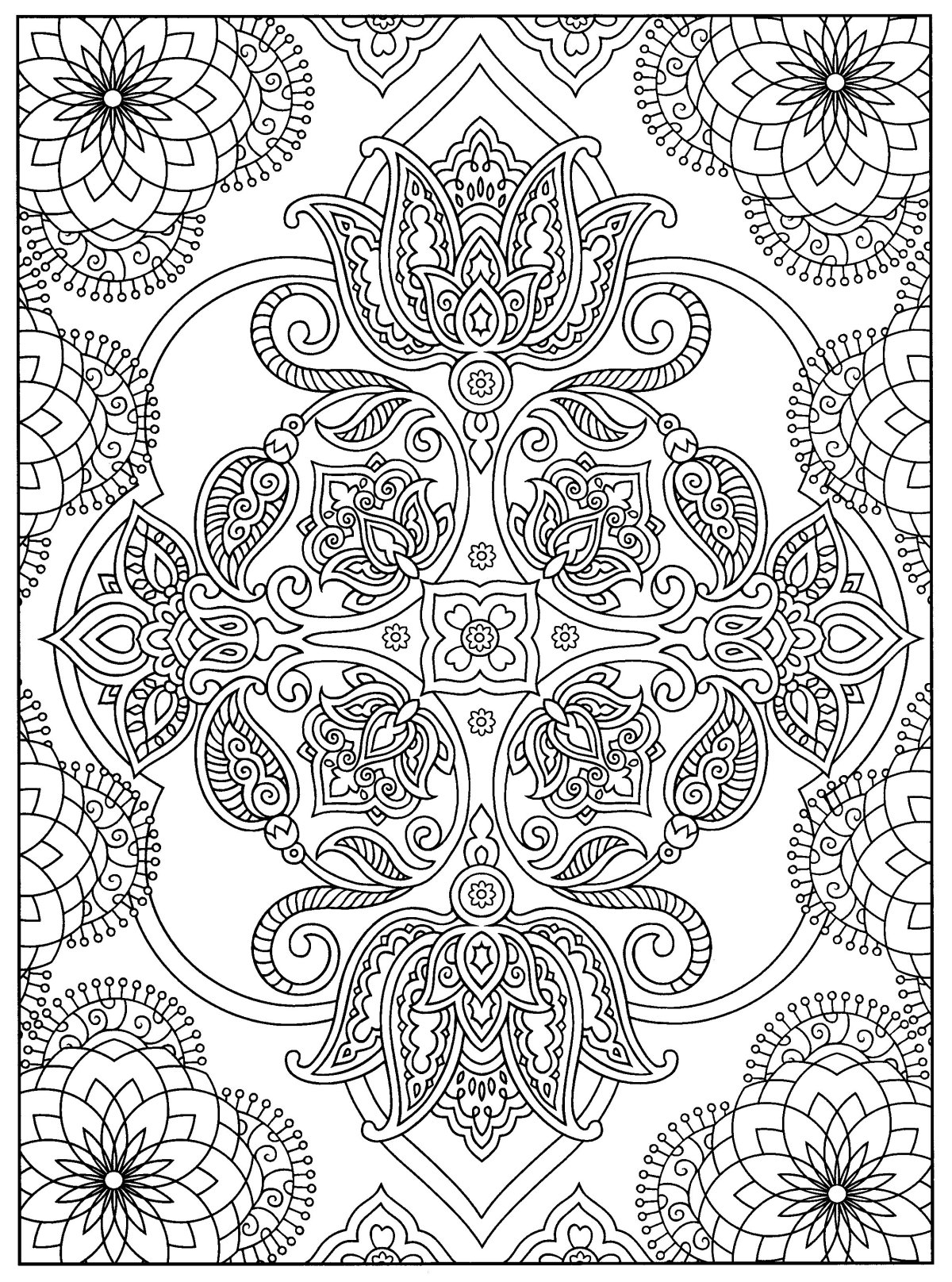 Мандала антистресс