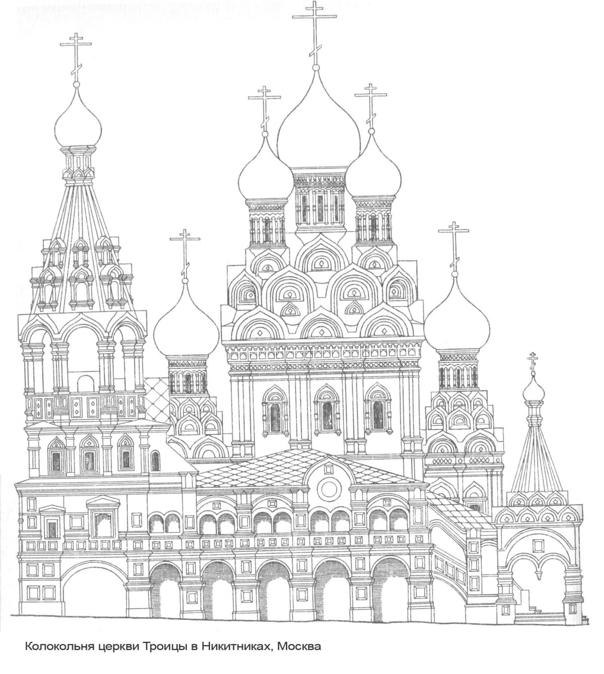 Спас на крови эскиз