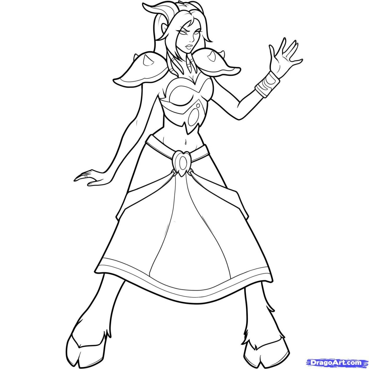 Раскраска варкрафт герои