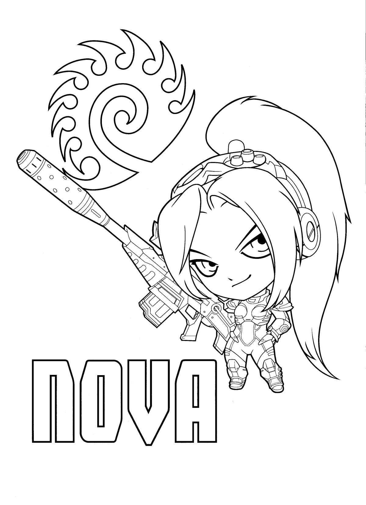 Раскраска Близзард