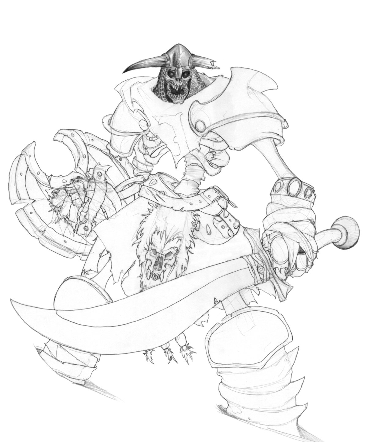 Раскраска варкрафт битва