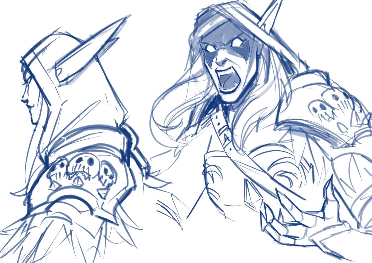 Седогрив и Сильвана