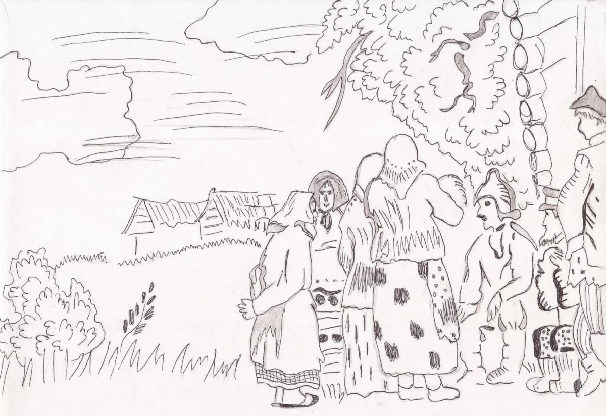 Раскраски к стихам Есенина