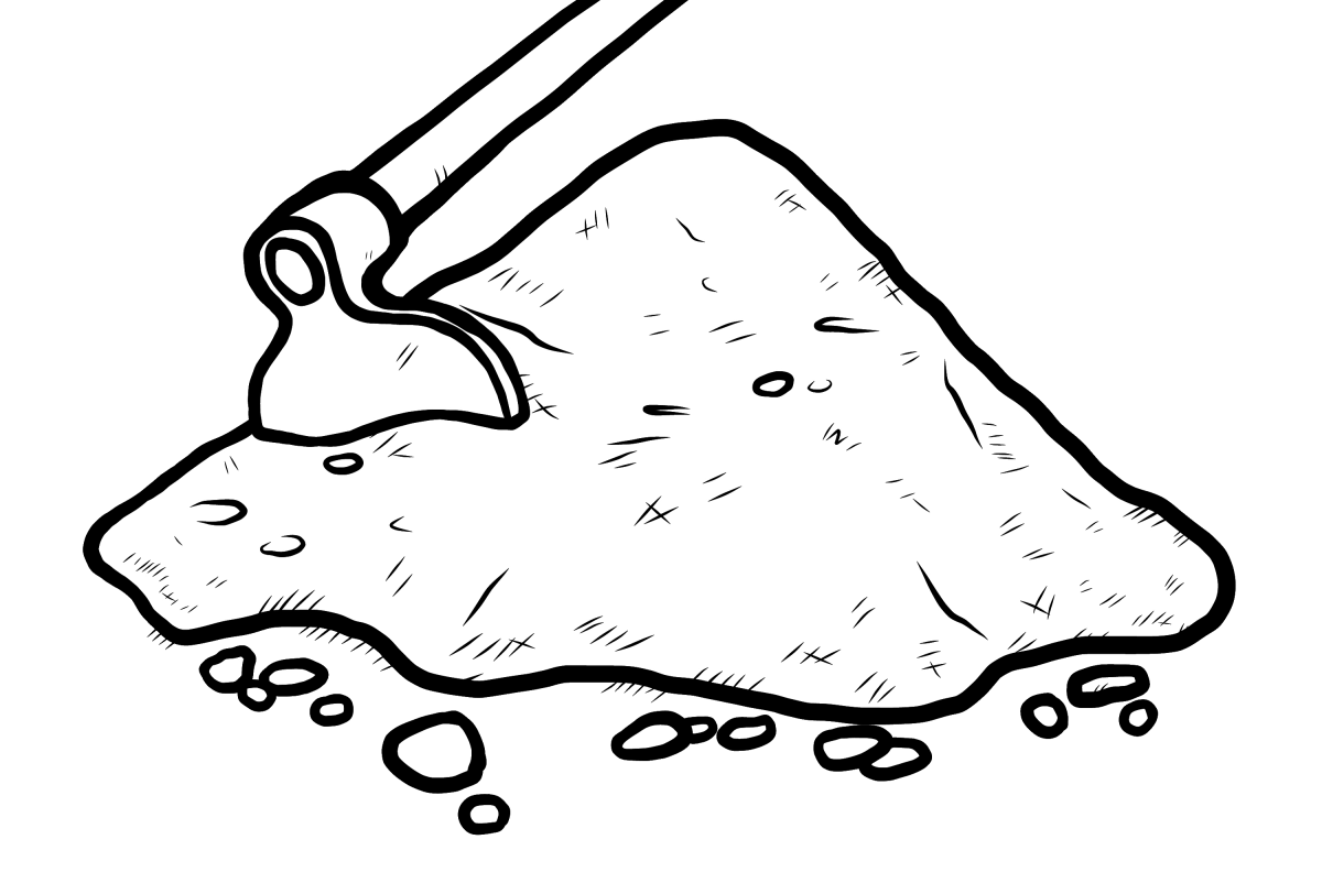 Почва раскраска для детей