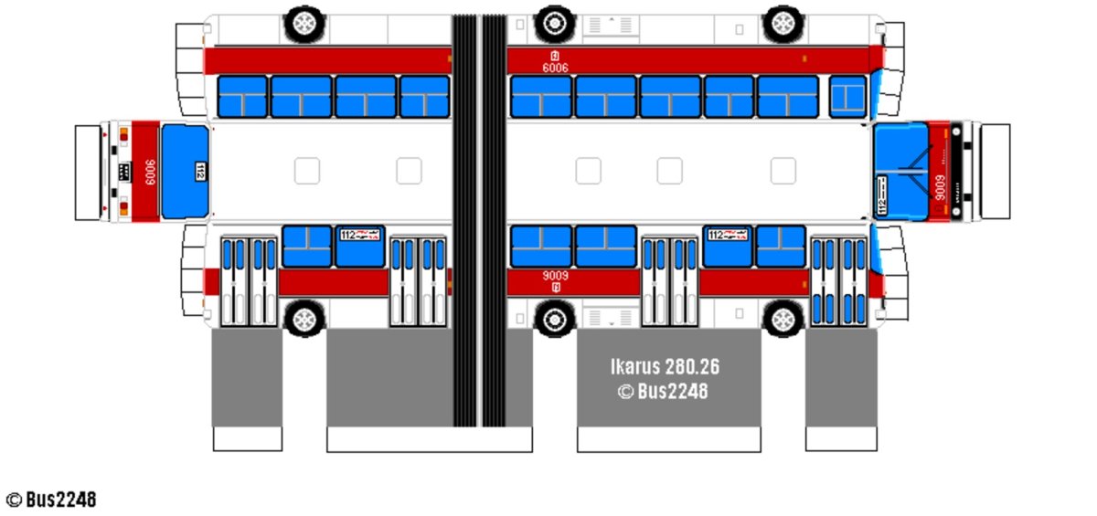 Развёртки Икарус 256