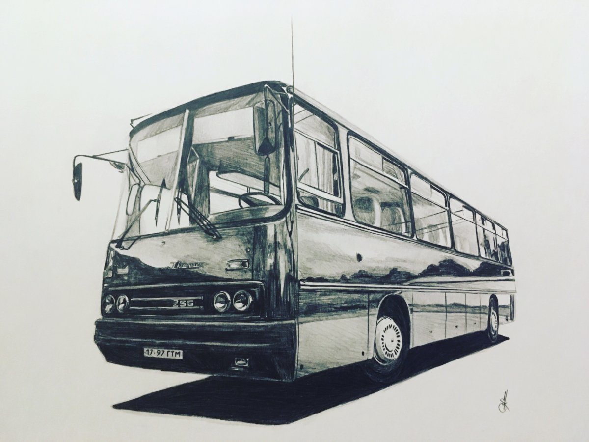 Икарус карандашом