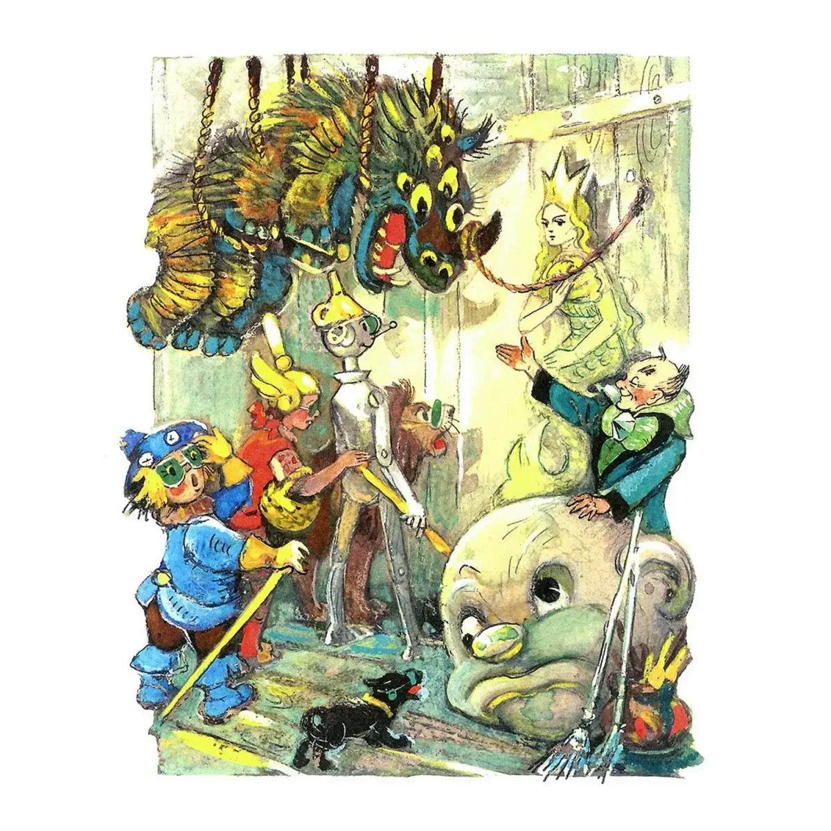 Волков волшебник изумрудного города Гудвин