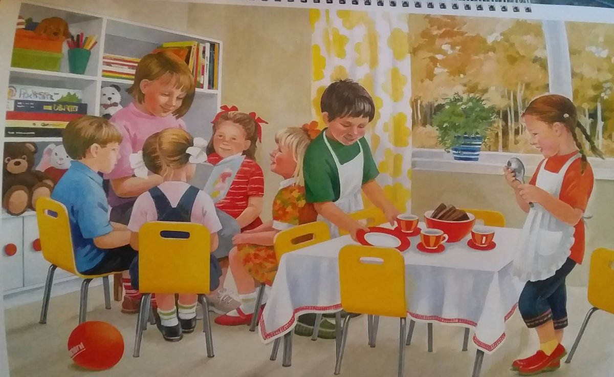 Сюжетные картины для детского сада