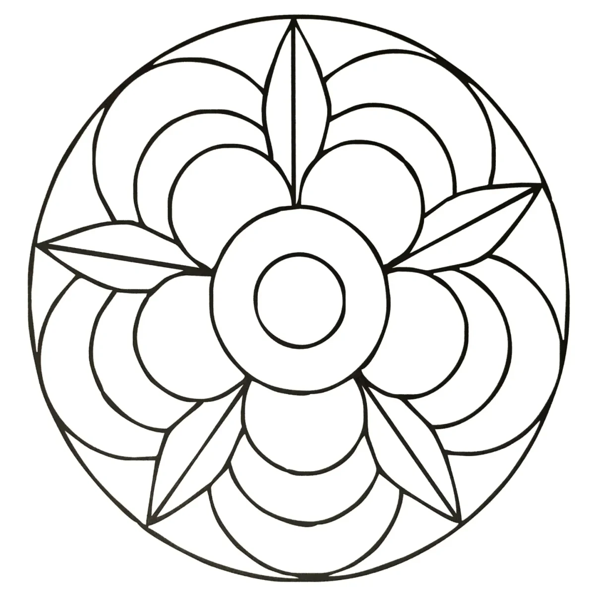 Орнаменты. Раскраска