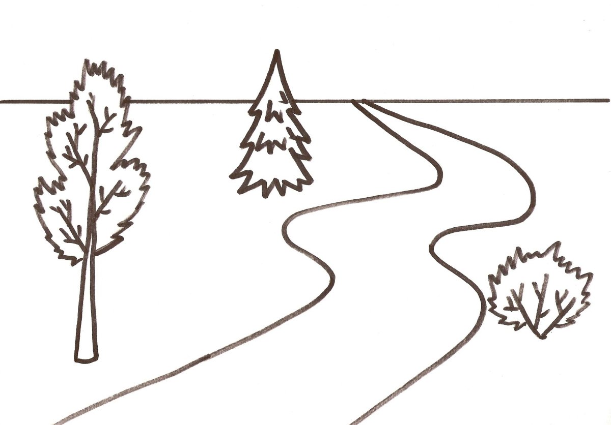 Провести линии для детей