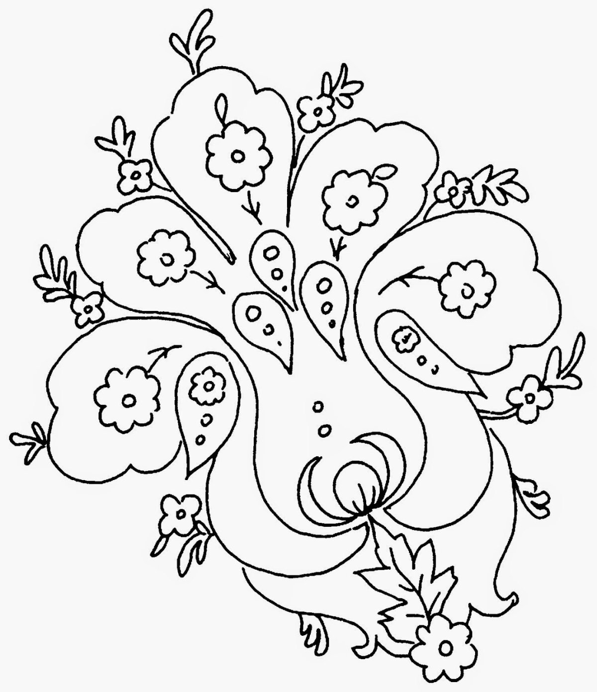 Русский орнамент и узоры трафареты раскраска