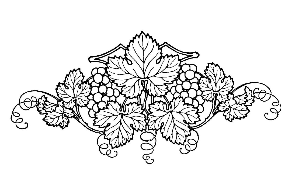 Орнамент раскраска для детей