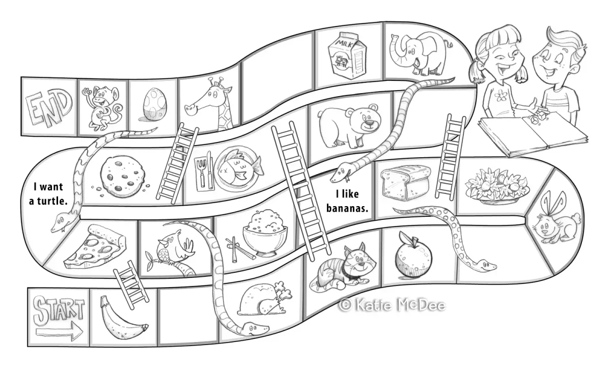 Настольная игра раскраска