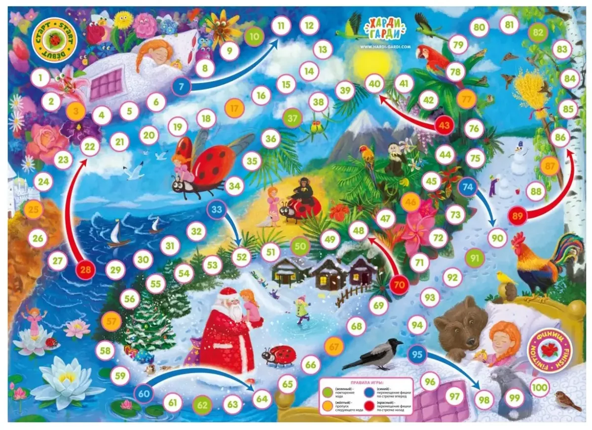 Игра ходилка бродилка для детей спорт