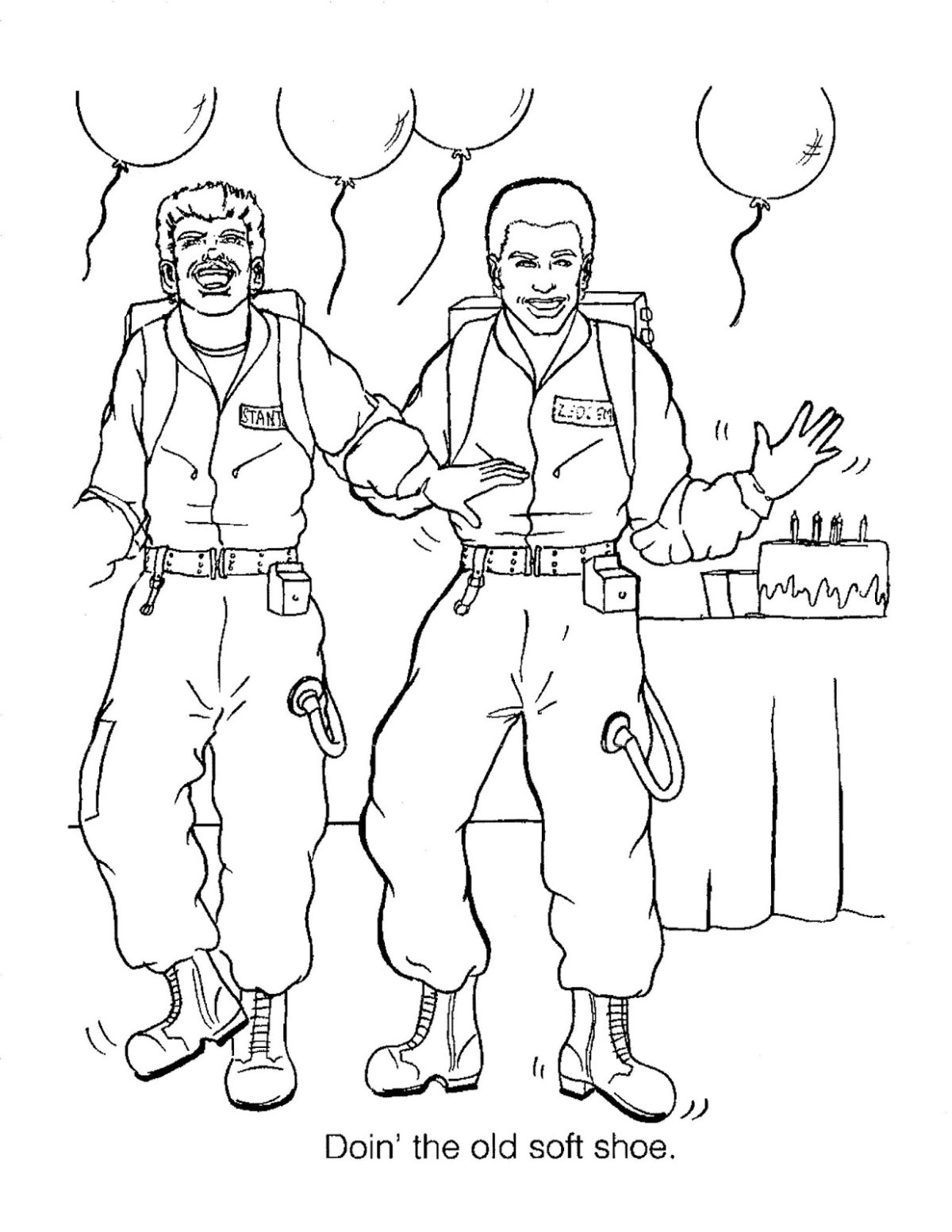 Нарисовать охотников за привидениями