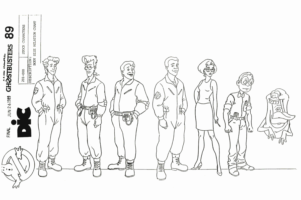Раскраска GHOSTBUSTERS