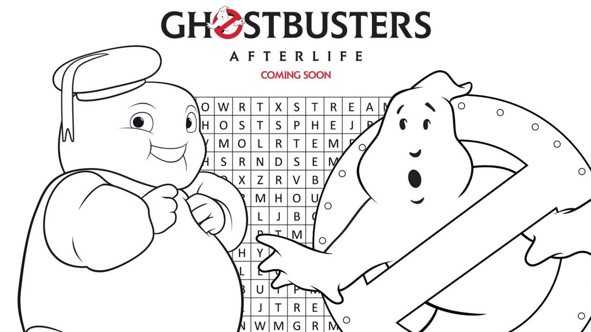 Машина охотников за привидениями раскраска