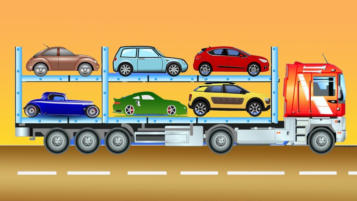 Эвакуатор раскраска для детей