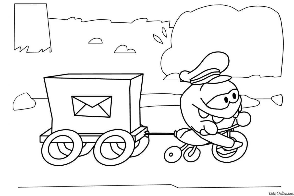 Раскраска с ам Нямом