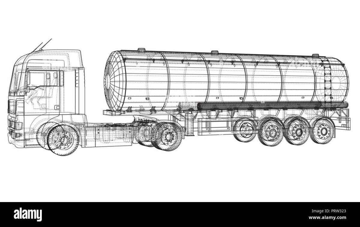 Автоцистерна силуэт