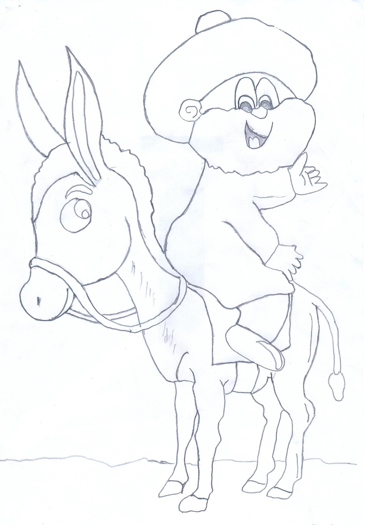 Казахские сказки раскраски для детей