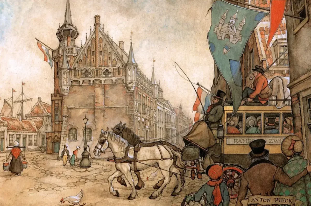 Голландский художник anton Pieck