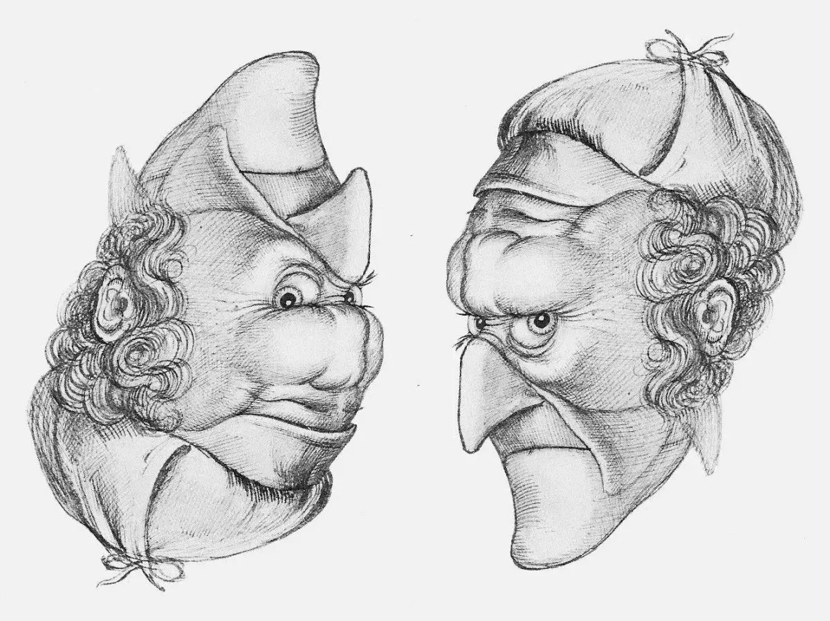 Раскраска иллюзия