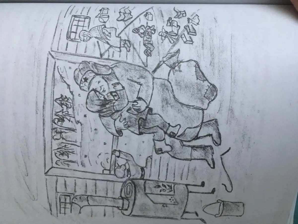 Блокада Ленинграда рисунки