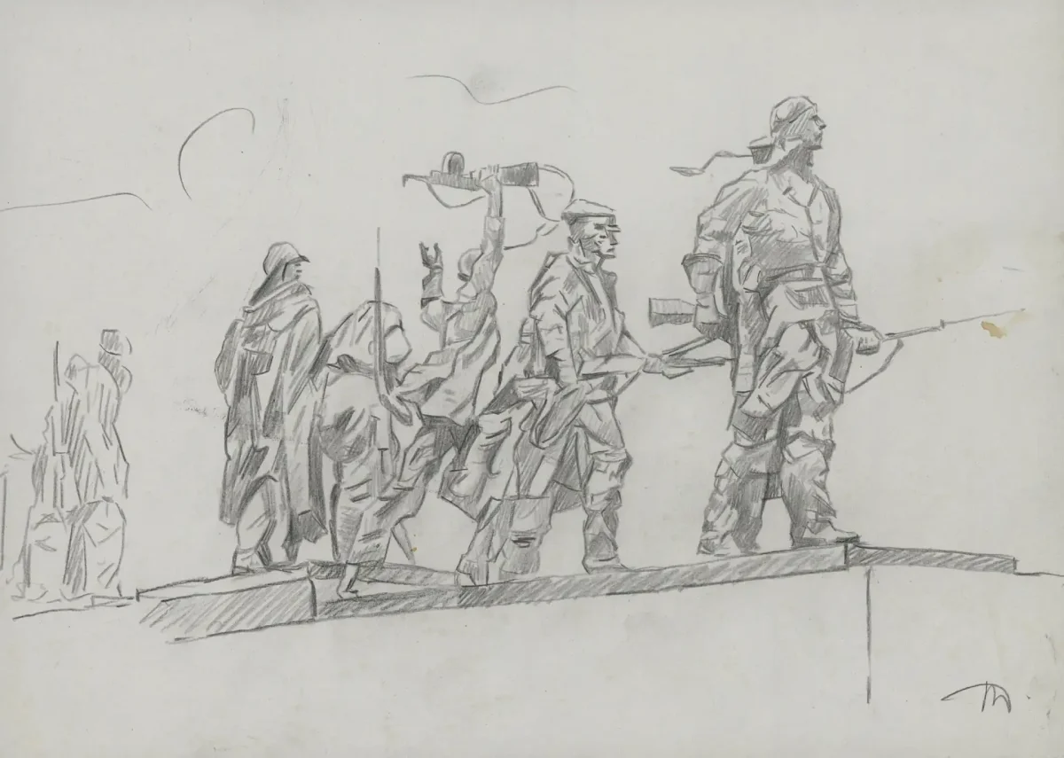 Медный всадник в Санкт-Петербурге рисунок