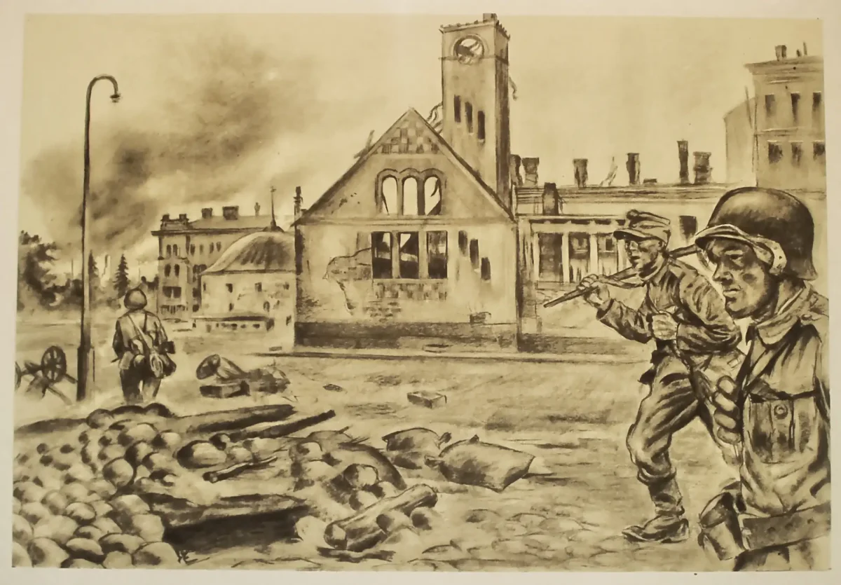 Эскиз монумента славы