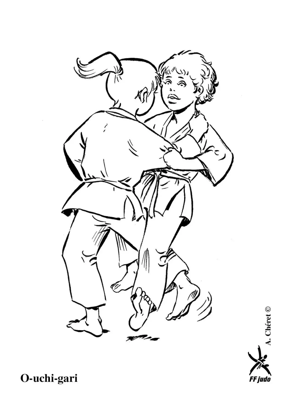 Самбо раскраска для детей