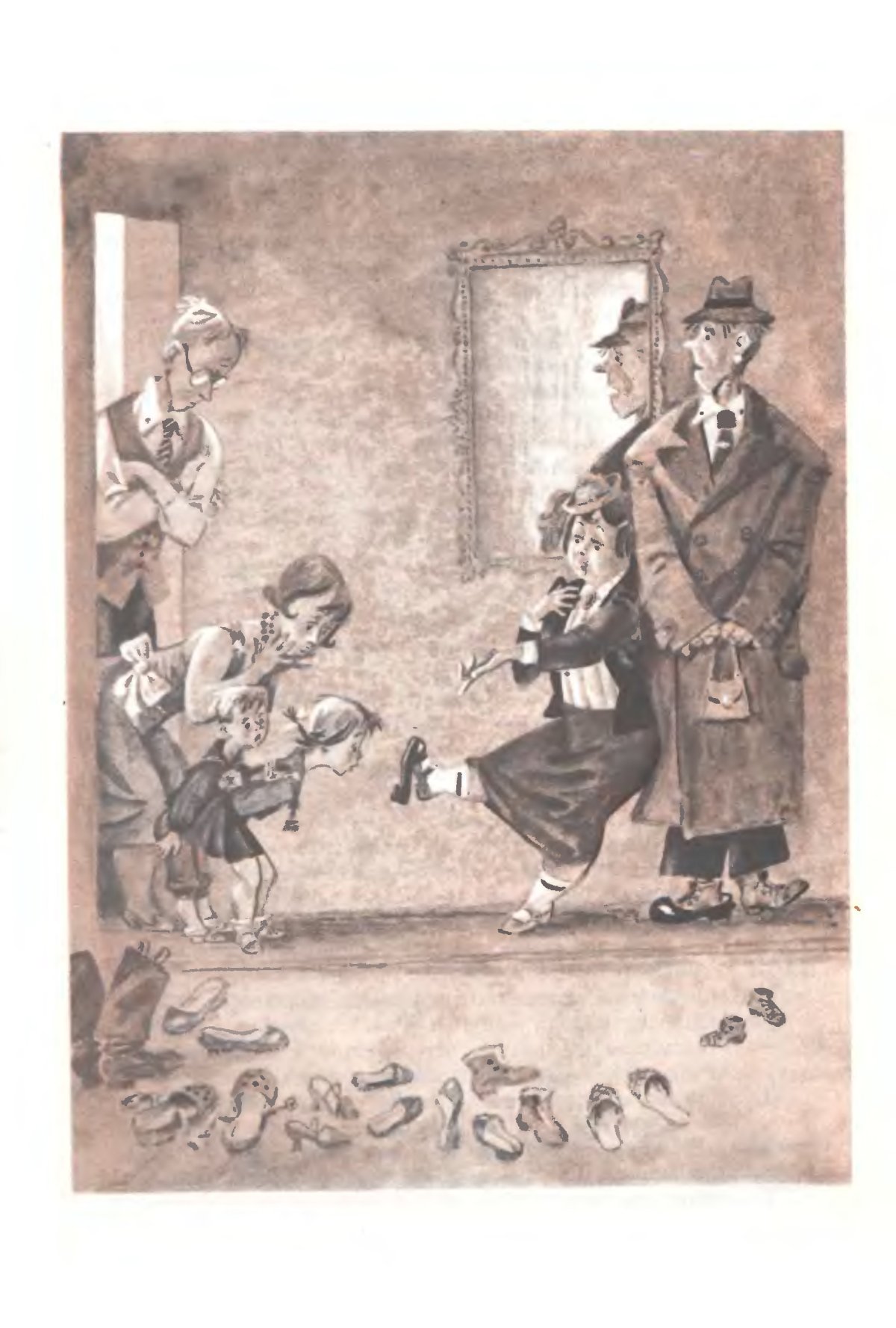 Галоша иллюстрация