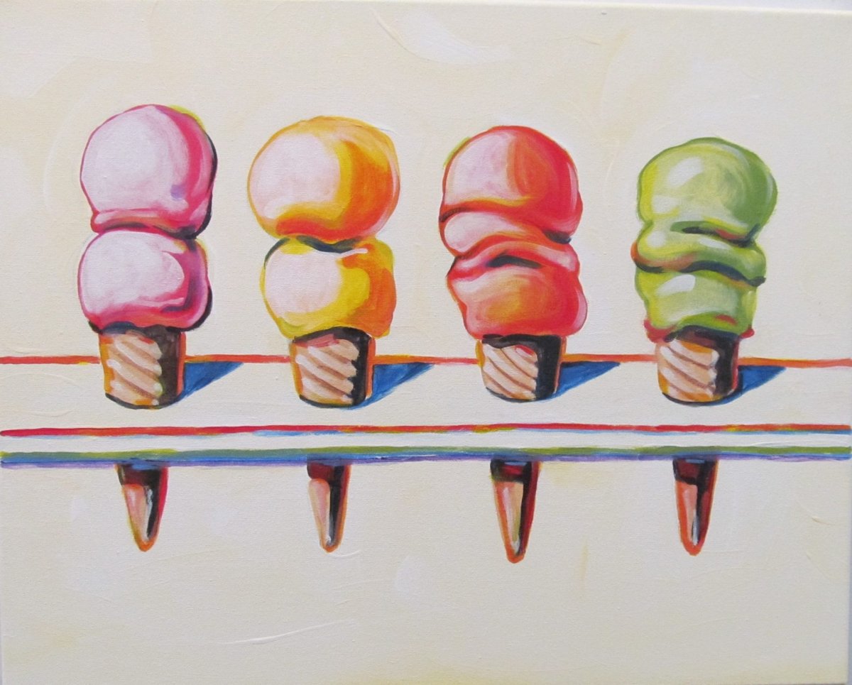 Wayne Thiebaud автограф